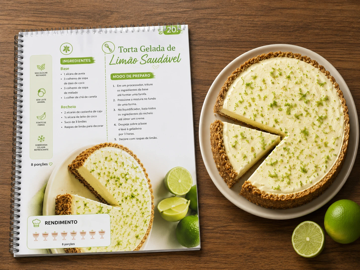 Páginas internas de la guía de recetas 5